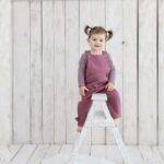 organicera organic baby dungaree bordeaux