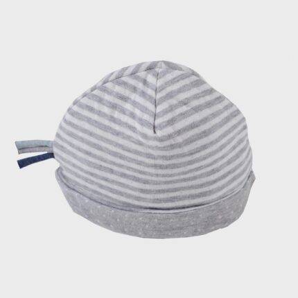 organicera organic baby hat grey