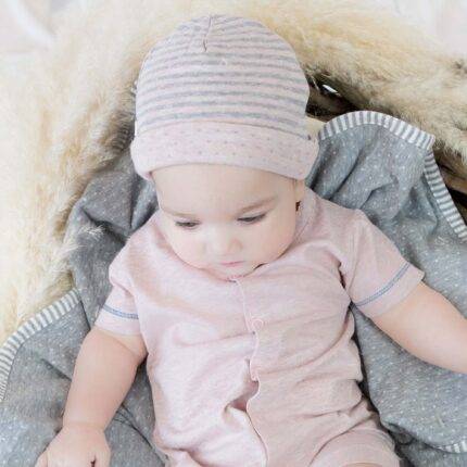 organicera organic baby hat rose