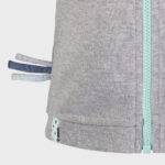 organicera organic baby hooded jacket grey