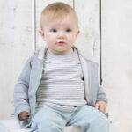 organicera organic baby hooded jacket grey