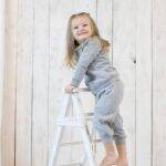 organicera organic baby hooded jacket grey