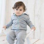 organicera organic baby hooded jacket grey