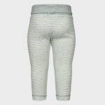 organicera organic baby leggings striped aqua melange