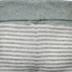 organicera organic baby leggings striped aqua melange