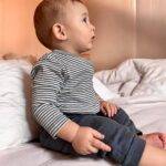 OrganicEra Organic Baby L/S Kimono Body, Indigo Striped - Image 3