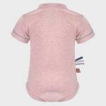 organicera organic baby short sleeve kimono body rose