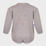organicera organic baby long sleeve kimono body rose indstriped