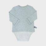 organicera organic baby long sleeve tshirt body aqua