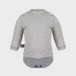 organicera organic baby long sleeve tshirt body grey striped