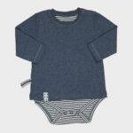 OrganicEra Organic Baby L/S T-shirt Body, Indigo - Image 2