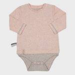 organicera organic baby long sleeve tshirt body rose