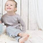 organicera organic baby long sleeve tshirt rose striped