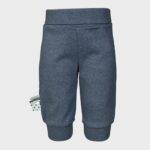 organicera organic baby pants with elastic band ındigo