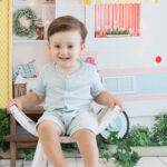 organicera organic baby romper aqua