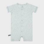 organicera organic baby romper aqua