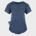 organicera organic baby short sleeve body suit ındigo