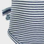 organicera organic baby short sleeve body indigo striped
