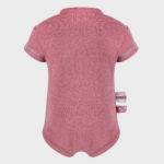 organicera organic baby short sleeve body suit bordeaux
