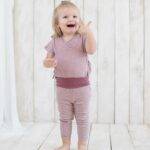 organicera organic baby short sleeve kimono body bordeaux striped