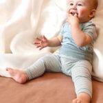 organicera organic baby short sleeve tshirt aqua