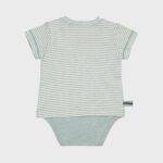 organicera organic baby short sleeve tshirt body aqua striped