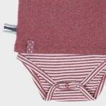 OrganicEra Organic Baby S/S T-shirt Body, Bordeaux - Image 7