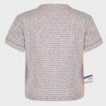organicera organic baby short sleeve tshirt rose striped