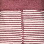 organicera organic baby shorts striped bordeaux