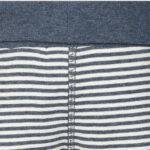 OrganicEra Organic Baby Shorts, Indigo Striped - Image 5