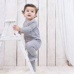 organicera organic baby sleepsuit aqua