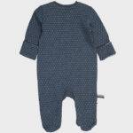 organicera organic baby sleepsuit indigo