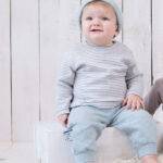 organicera organic baby sweatpants aqua