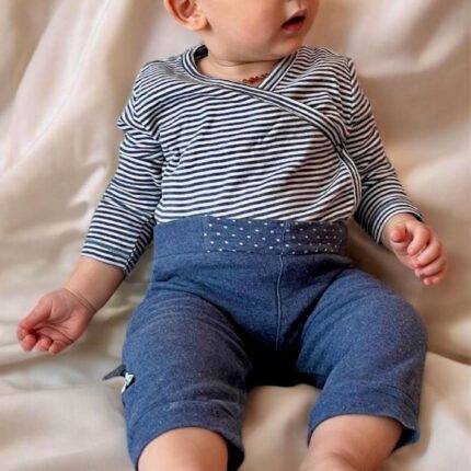 organicera organic baby sweatpants indigo