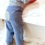 organicera organic baby sweatpants ındigo
