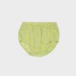 organicera organic bloomers short apple green