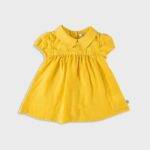 organicera organic hemp dress mustard