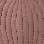 organicera organic muslin leaf mat padded dusty rose