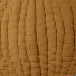 organicera organic muslin leaf mat padded mustard