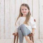 organicera organic vual girls peter pan collar shirt white