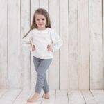 organicera organic vual girls peter pan collar shirt white