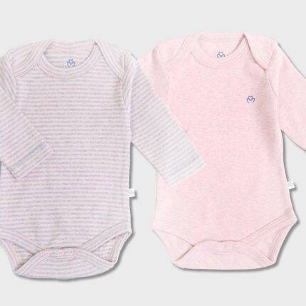 organicera organic newborn baby long sleeve bodysuit