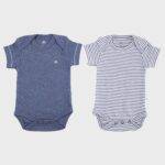 organicera organic newborn baby short sleeve bodysuit