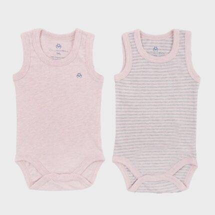 organicera organic newborn baby sleeveless bodysuit