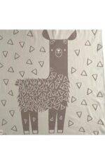 OrganicEra Organic Tricot Knit Baby Blanket, Lama  (80X90 cm), Beige - Image 2